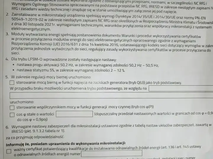 Zgłoszenie mikroinstalacji do Taurona - co warto przygotować?